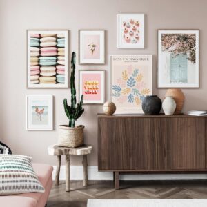 Poster Macaron & Avocado as Decor Print without Frame