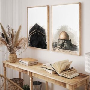 Poster Islam Moschee Mekka Kaaba Wandbilder Living Room & Bedroom Wand D