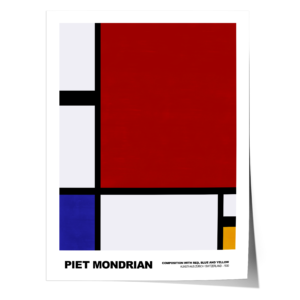 Poster Piet Mondrian